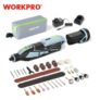 משחזת ציר זווית WORKPRO עם 105 אביזרים